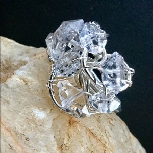 Herkimer Diamond ring